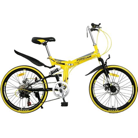 Forever 22 Inch Student Children Folding Bike7 Speed Foldable Bicycle