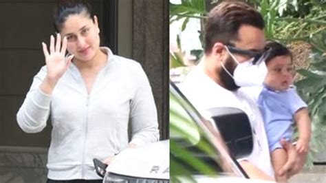 Watch Kareena Kapoor Khan And Saif Ali Khans Second Son Jehangir Ali Khans First Public