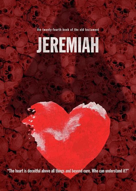 Jeremiah Books Of The Bible Series Old Testament Minimal Poster Art