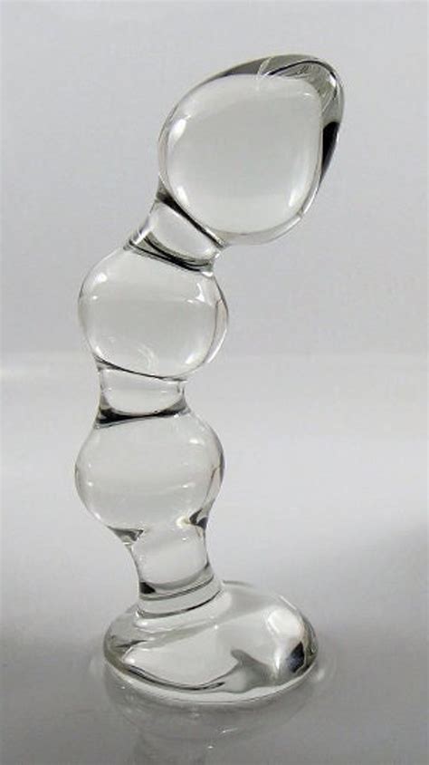 Xl Extra Large Glass Curved Baller Butt Plug Sex Toy Etsy