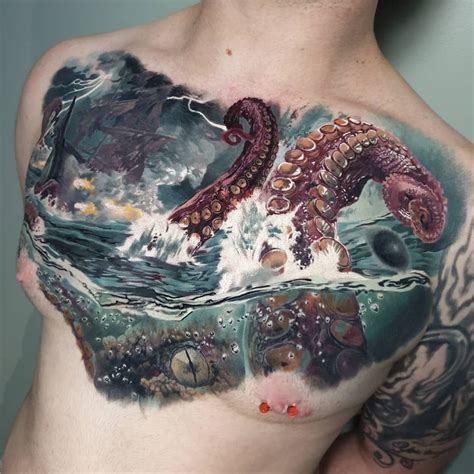 Amazing Realism Tattoos By Nick Noonan Inkppl Octopus Tattoo