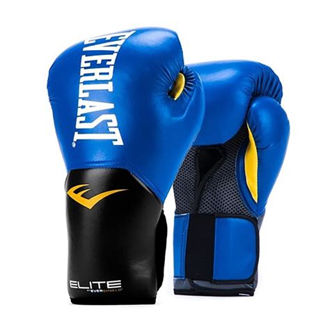 Everlast Elite Pro Style Leather Training Boxing Gloves Size 16 Ounces