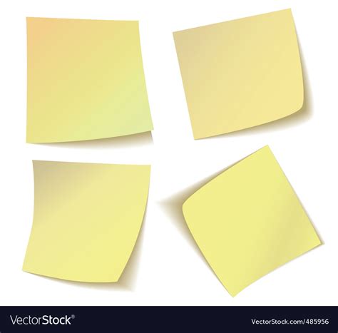 Never worry about losing your notes again. Sticky notes Royalty Free Vector Image - VectorStock