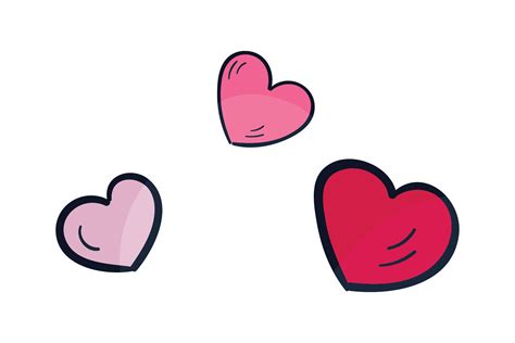 Valentines Love Heart Illustration Graphic By Genta Illustration Studio