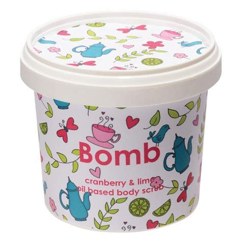 Bomb Cosmetics Body Scrub Cranberry And Lime 400g
