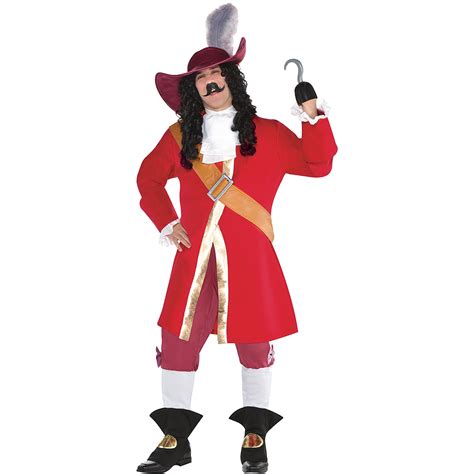 Mens Captain Hook Costume Plus Size - Peter Pan | Party City