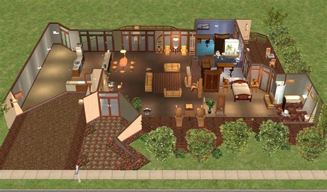 If you don't mind that it never quite congeals into a coherent whole, you'll have a blast. Mod The Sims - Case Study House #2 Redux (modern base-game ...