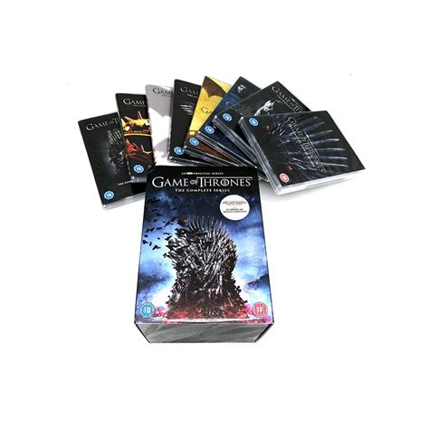 Whether you are watching it for the first time or experiencing it all over again, it makes a great tv pick. Game of Thrones: The Complete Seasons 1-8 (38 DVD, Box Set) - Punk Dark