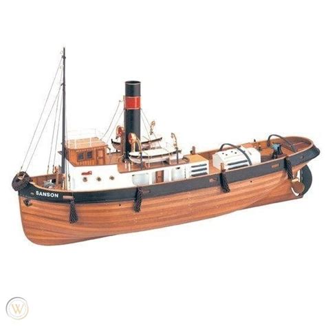 20415 Artesania Latina Sanson Tugboat Wooden Model 150 Boat Complete