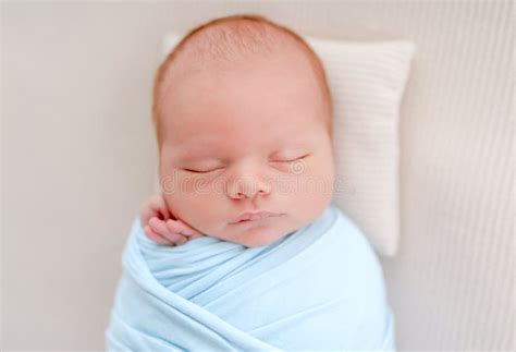 Newborn Baby Boy In Studio Stock Image Image Of Child 230205401