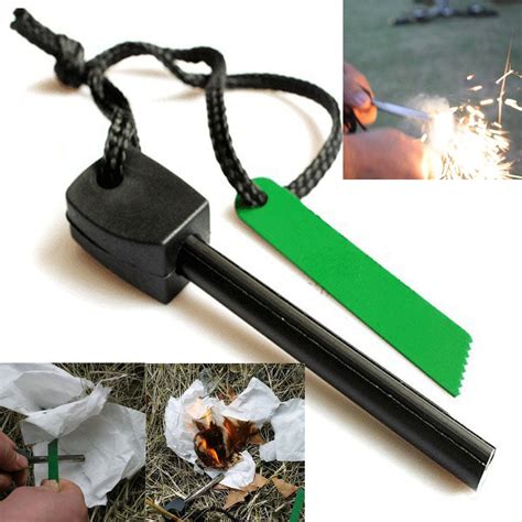 Magnesium Flint Stone Fire Starter High Speed Tactical And Safety
