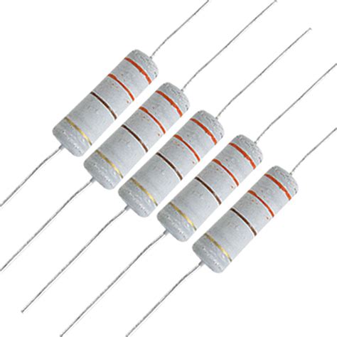 Uxcell 10 X 5w 700v 330ohm Metal Oxide Film Resistors 330r