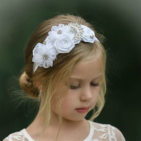 White Flower Girl Dress Lace Flower Girl Dress Boho Flower Etsy
