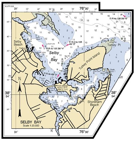 Selby Bay Inset Nautical Chart ΝΟΑΑ Charts Maps