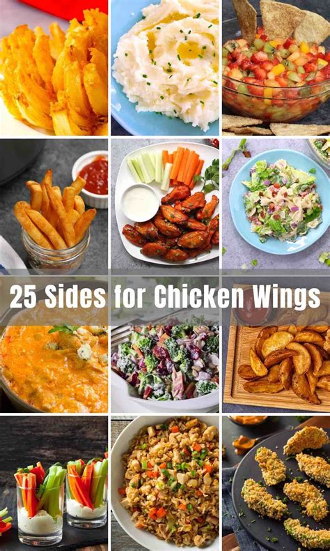 25 Best Sides For Chicken Wings Side Dishes For Chicken Chicken Wing Recipes Chicken Wing