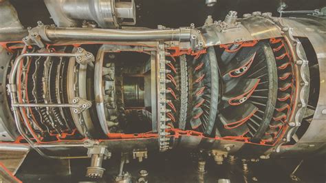 Inside Of A Jet Engine Free Stock Photo Public Domain Pictures