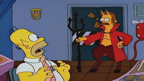 The Simpsons The Devil And Homer Simpson Treehouse Of Horror Iv