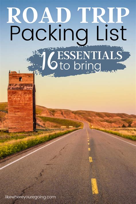 The Only Road Trip Packing List You Need 16 Items To Bring Road Trip