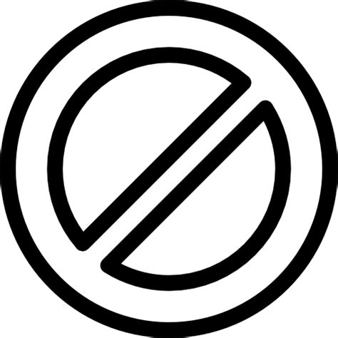 Circular Signs Forbidden Prohibited Sign Circle Signal