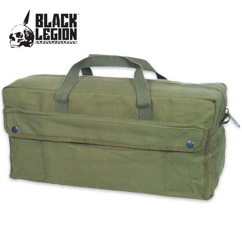 Government Issued Style Mechanics Heavy Duty Tool Bag Olive Drab Canvas