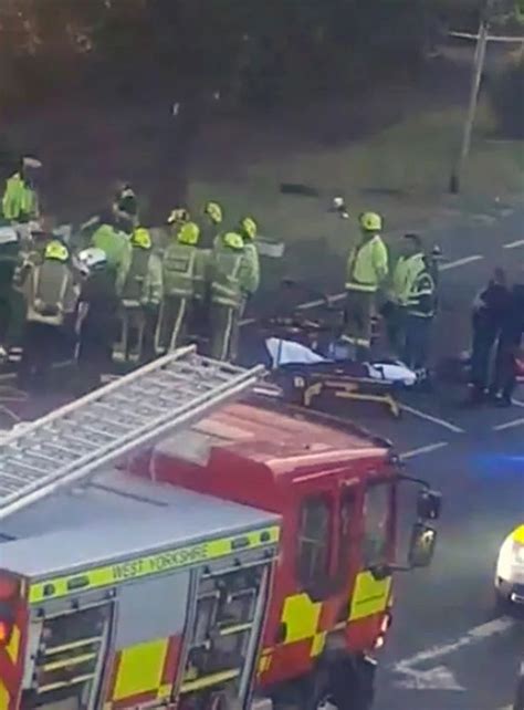 bradford crash four men killed in horrific road smash involving car being followed by police