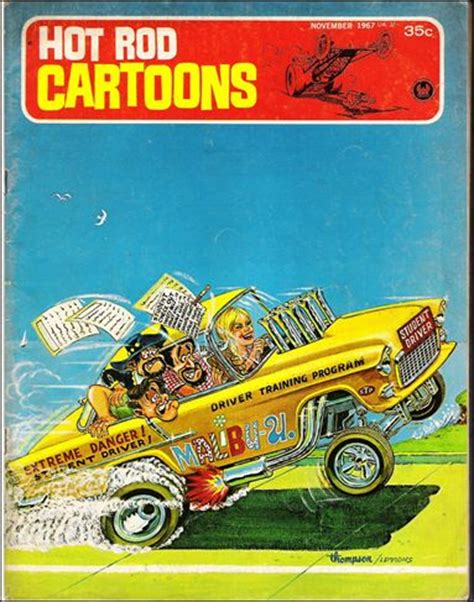 Hot Rod Cartoons A Nov Comic Book By Petersen