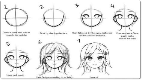 Easy Anime Drawing Step By Step For Beginners How To Draw Anime Characters Step By Step