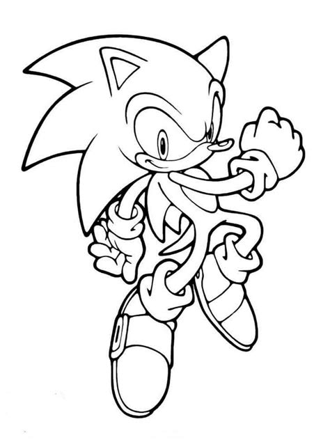 Sonic x, the anime character. Free printable Sonic The Hedgehog coloring pages.