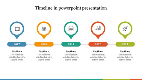Elegant Timeline In Powerpoint Presentation Templates