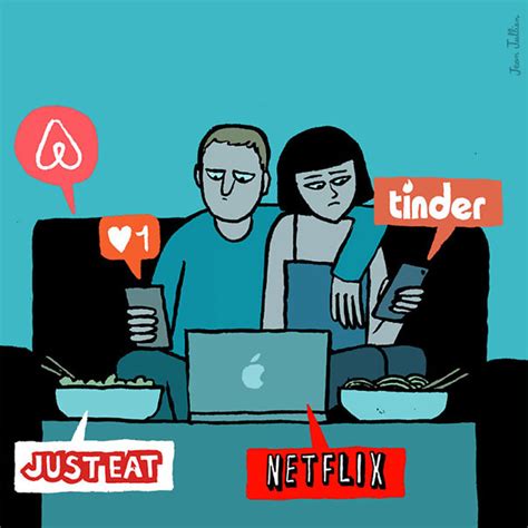 65 Satirical Illustrations Show Our Addiction To Technology