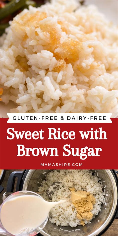 Easy Sweet Rice Recipe Dairy Free Mamashire