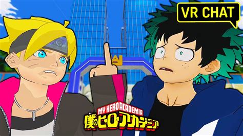 Deku Meets The Craziest Boruto In Vrchat Voice Actor In Vrchat Youtube