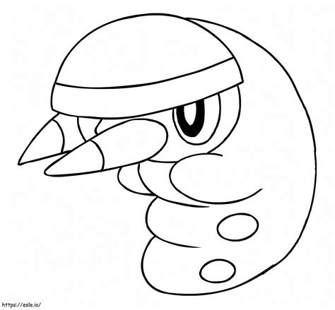 grubbin pokemon 2 coloring page