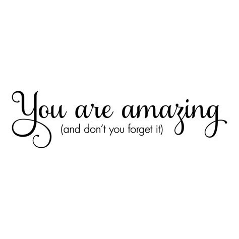 Belvedere Designs LLC You Are Amazing Wall Quotes™ Decal & Reviews