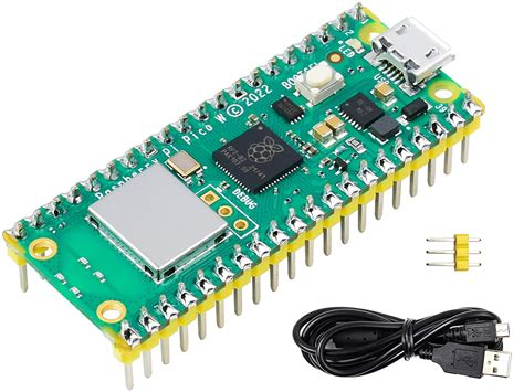Buy Pico Wh Raspberry Pi Pico W With Pre Soldered Header Built In Wifi Support 245 Ghz Wi Fi