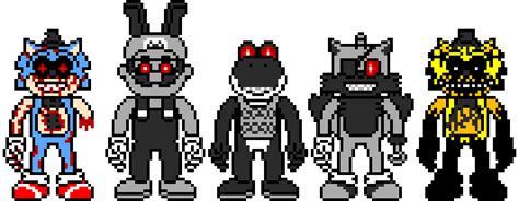 Five Nights At Sonics 3 Pixel Art Maker