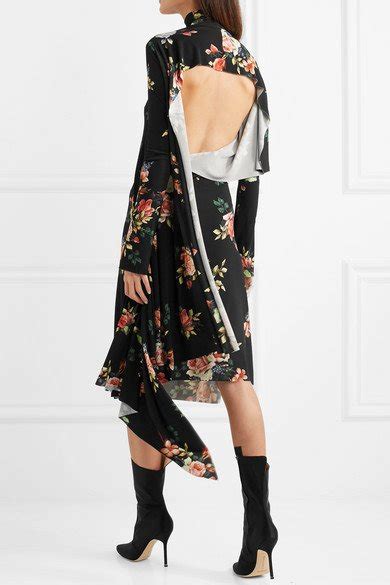 Offers.com is supported by savers like you. VETEMENTS fancy Open-back floral-print stretch-jersey dress - Humble & Rich Boutique