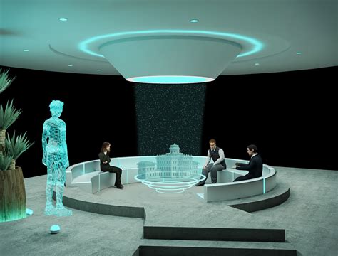 Futuristic Conference Room Behance