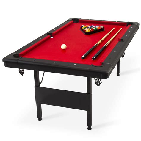 Buy 6 7 Or 8 Ft Billiards Table Portable Pool Table Includes Full Set Of Balls 2 Cue