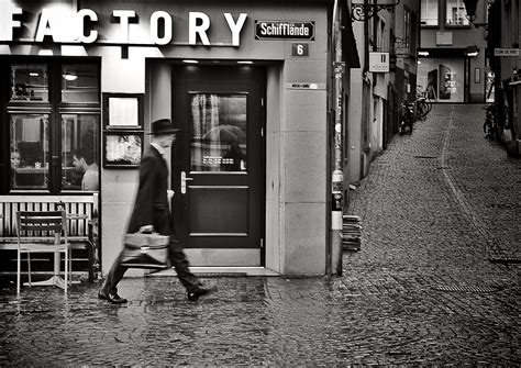 free images black and white people road street rain alley city urban factory nikon