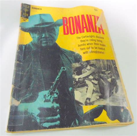 1966 Gold Key Comic Book Bonanza Western Publication June Etsy