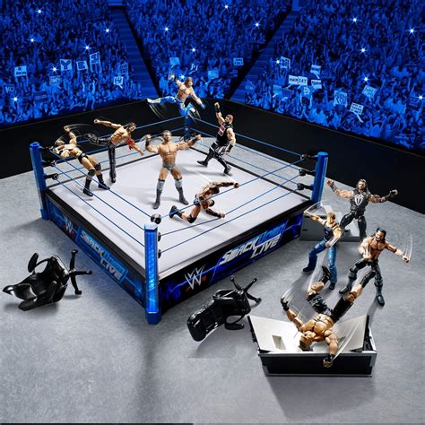 Wwe Smackdown Live Main Event Ring Mattel Ftc05 Toys And Games Playsets