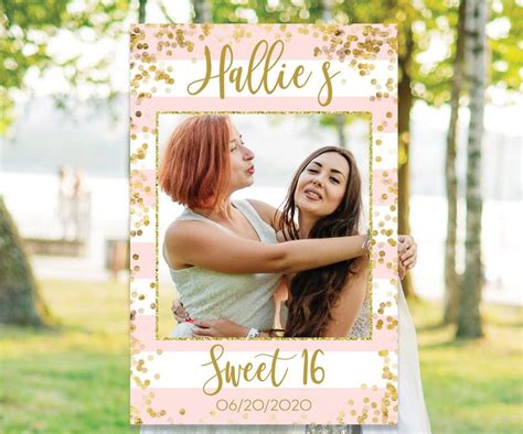 Sweet 16 Photo Prop Photo Booth Prop Frame 16th Birthday Etsy Sweet