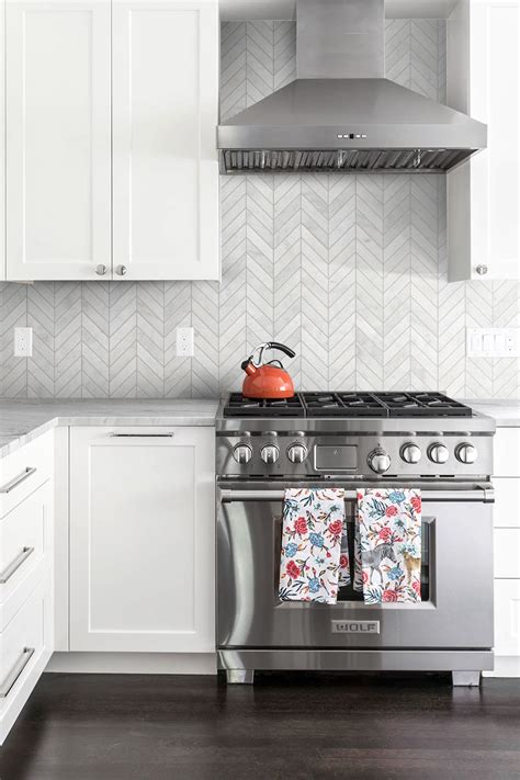 Walmart.com has been visited by 1m+ users in the past month White Modern Marble Chevron Backsplash Tile | Backsplash.com