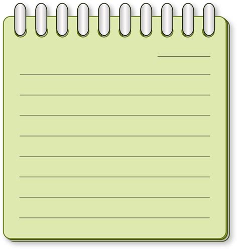 Note Pad Template