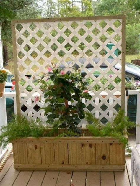 30 Pretty Privacy Fence Planter Boxes Ideas To Try Planter Trellis