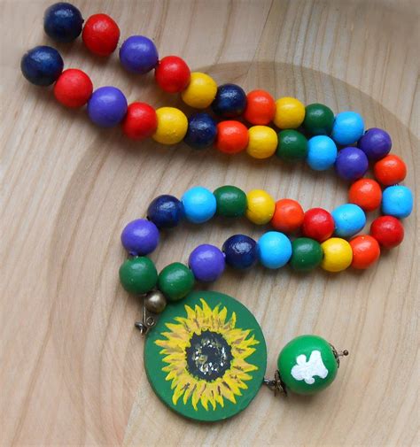 Sunflower Lanyard Colorful Hidden Disabilities Autism Etsy