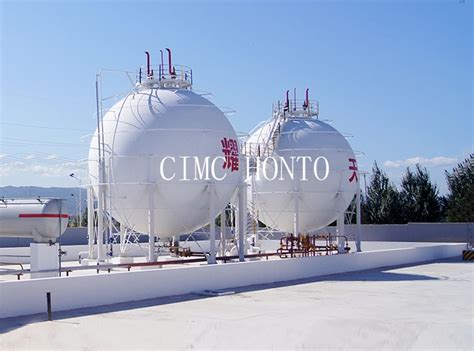 Specializing Asme Standard Lpg Ethylene Spherical Storage Tank China