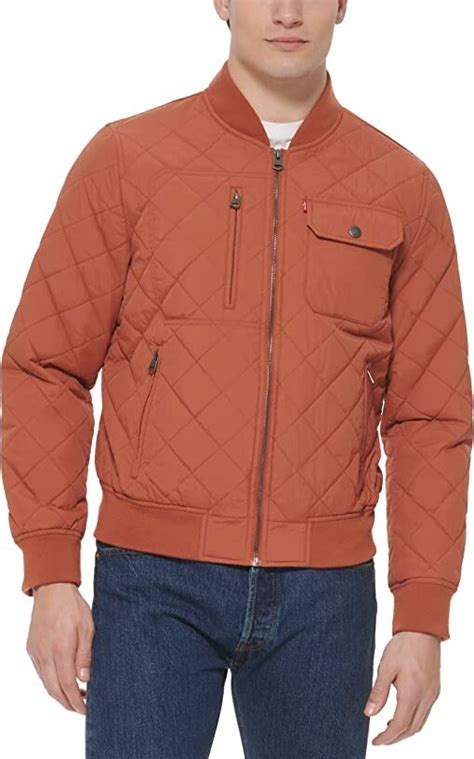 Levis Diamond Quilted Bomber Shopstyle Outerwear