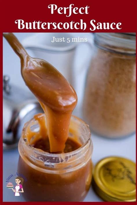 Perfect Homemade Butterscotch Sauce Recipe Video Veena Azmanov